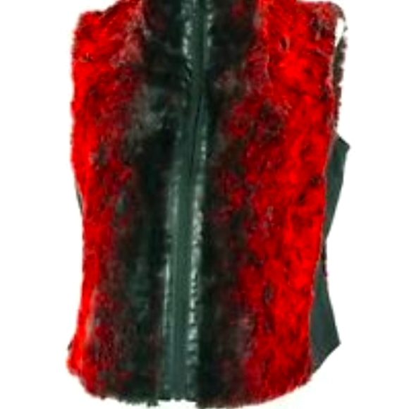 BIANCA NYGARD PETITE FAUX FUR VEST NWOT! - Picture 2 of 7